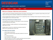 Tablet Screenshot of deescan.co.uk